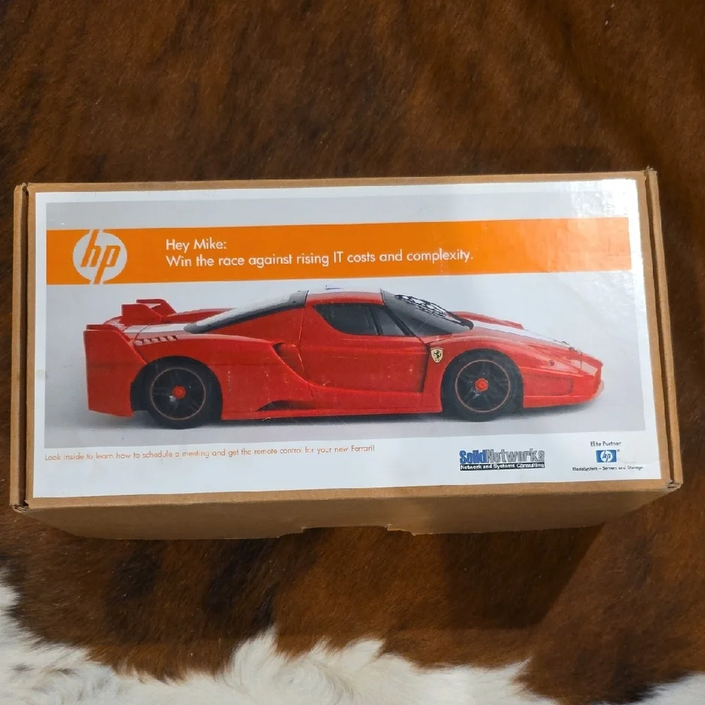 HP Promotional Remote Controlled Red Ferrari